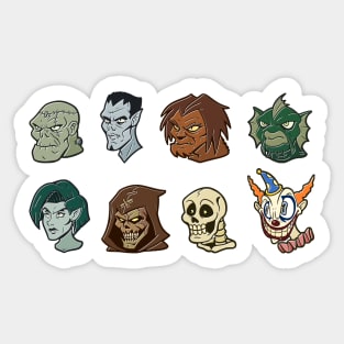Monster Heads Sticker